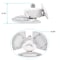 Luxrite Deformable LED Garage Light Bulbs 80W 8000LM 5000K Bright White 3 Adjustable Panel E26 Base 2-Pack LR42350-2PK - alternate 5